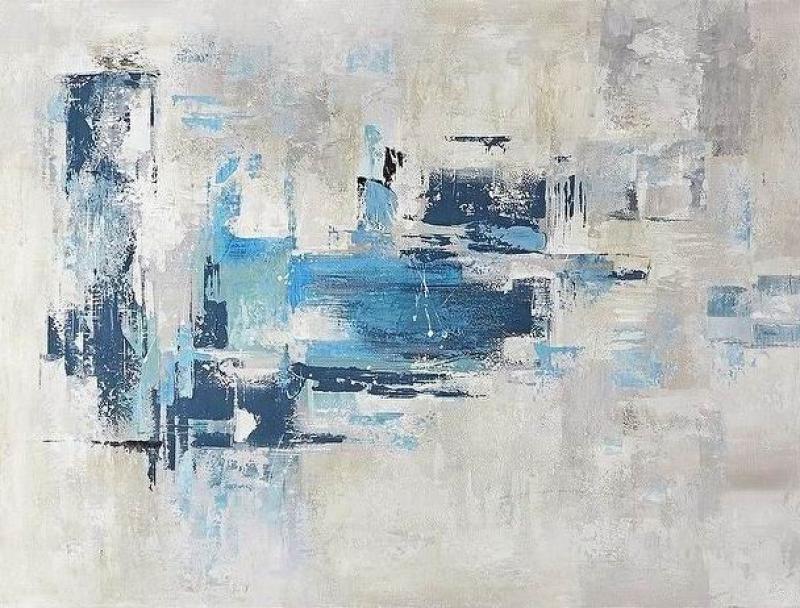 Custom Abstract Art, Painting on Canvas for Decoration Living Room